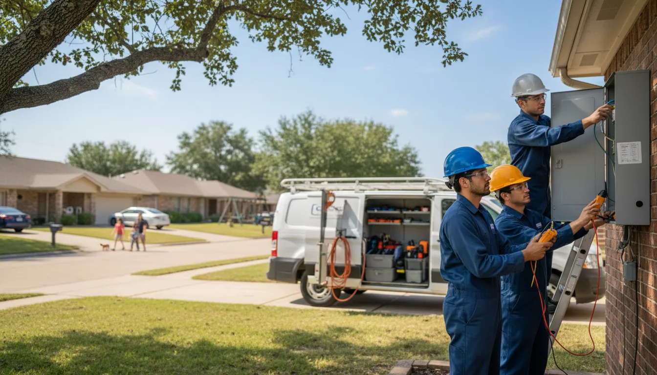 Certified electrician providing emergency electrical services in Hallie, KY
